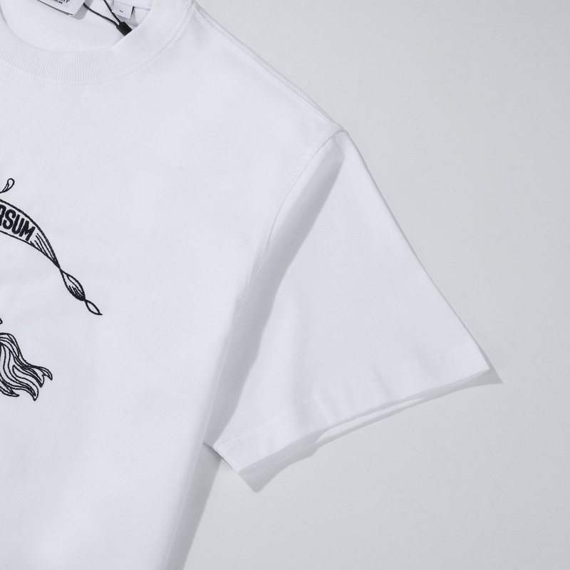 Футболка Burberry The Rendered Logo "White" фото № 7