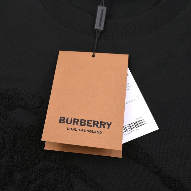 Футболка Burberry With Big Picture "Black" фото № 5