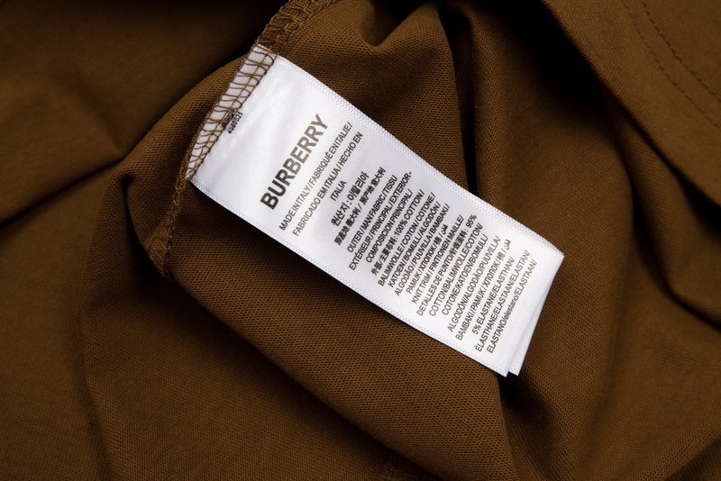 Футболка Burberry With Wreath Logo "Brown" фото № 7