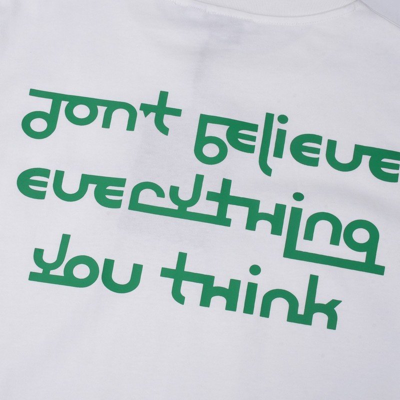 Футболка Burberry Dont Believe "White" фото № 3