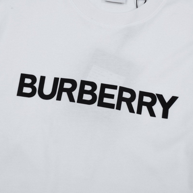 Футболка Burberry With The Brand Name "White" фото № 2