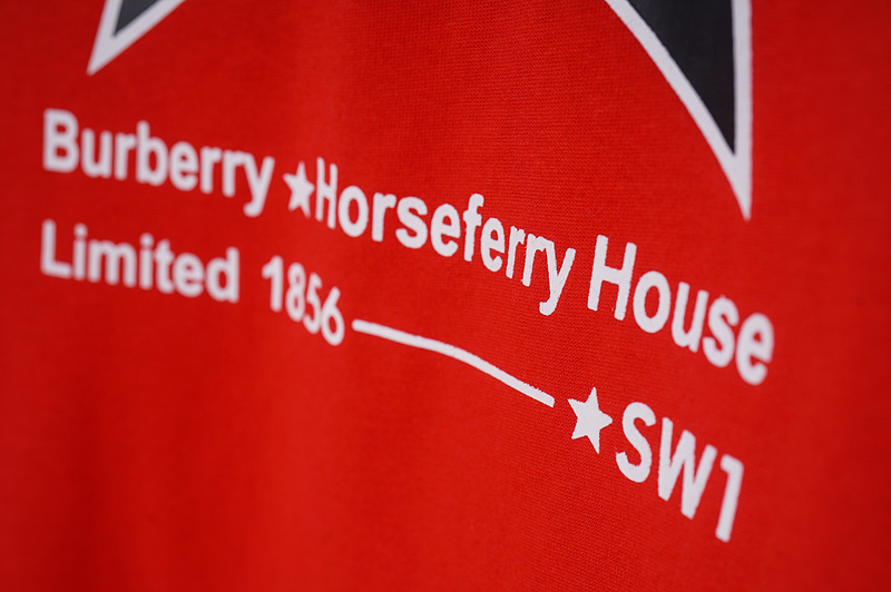 Футболка Burberry Star Hares "Red" фото № 8