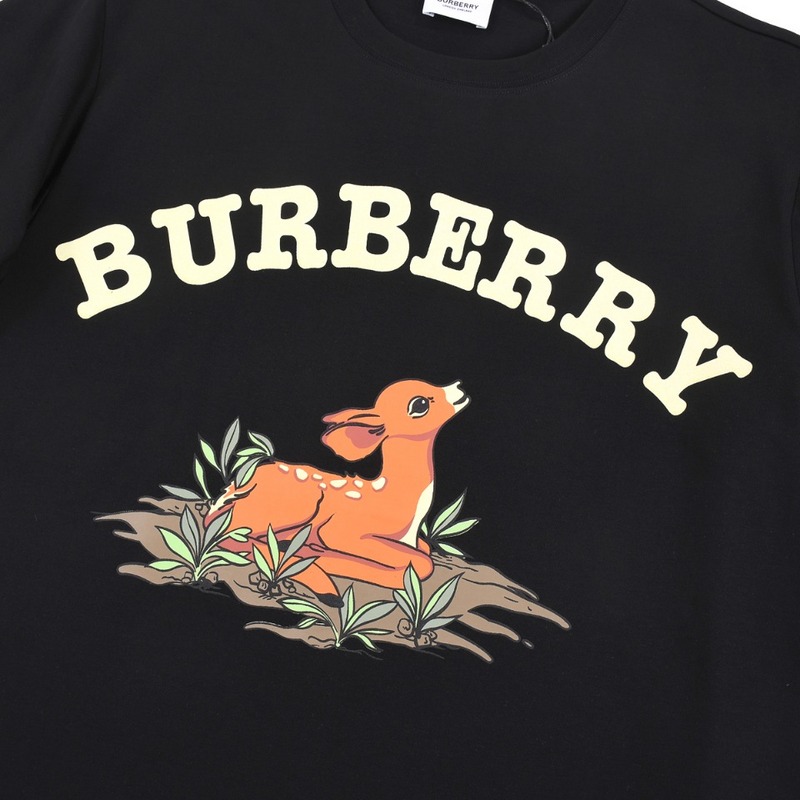 Футболка Burberry The Lonely Fawn "Black" фото № 6