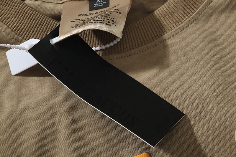 Футболка Cactus Jack Merch Resting Skeleton Print "Brown" фото № 7