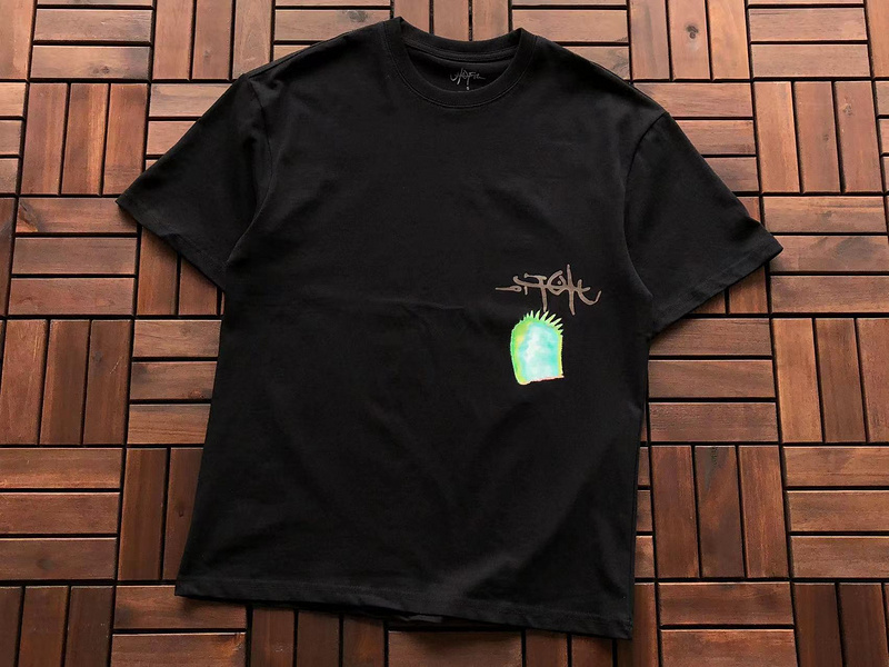 Футболка Cactus Jack Merch Fireball In Hands "Black" фото № 2