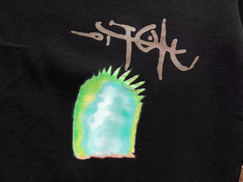 Футболка Cactus Jack Merch Fireball In Hands "Black" фото № 4