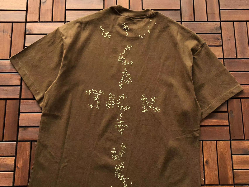 Футболка Cactus Jack Merch Big Logo From Dots "Brown" фото № 2