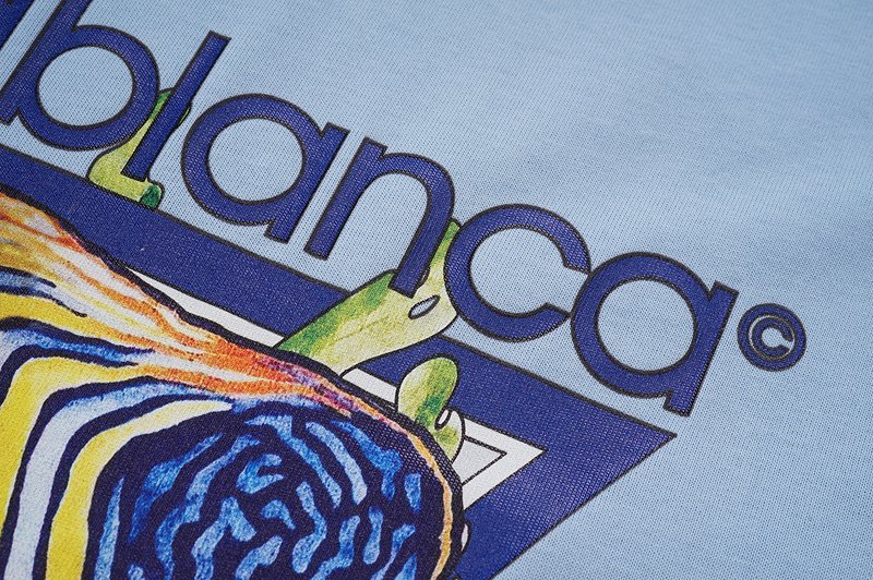 Футболка Casablanca Fond Marin "Blue" фото № 7