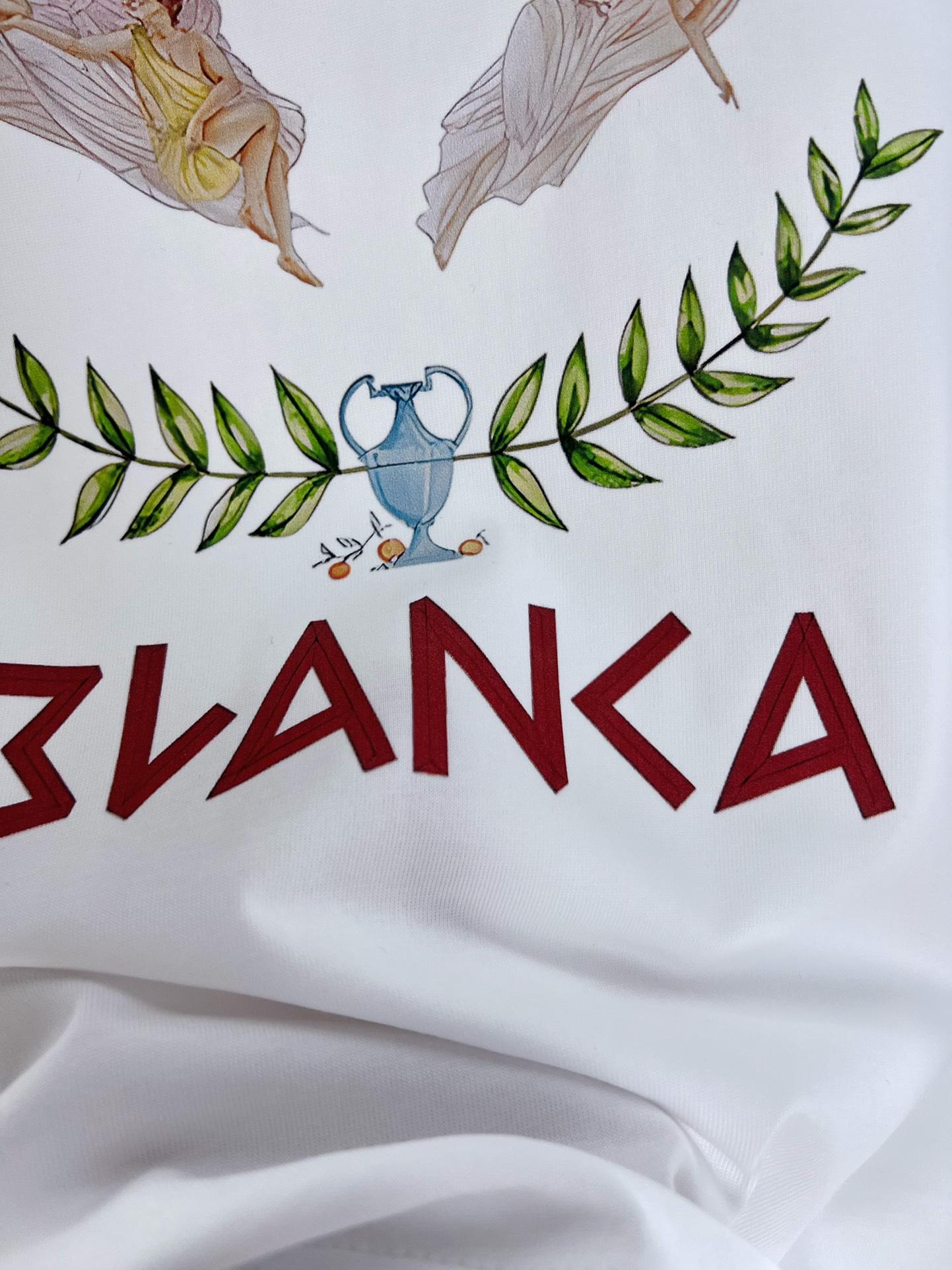 Футболка Casablanca Atributs And Logos Of Casablanca "White" фото № 2