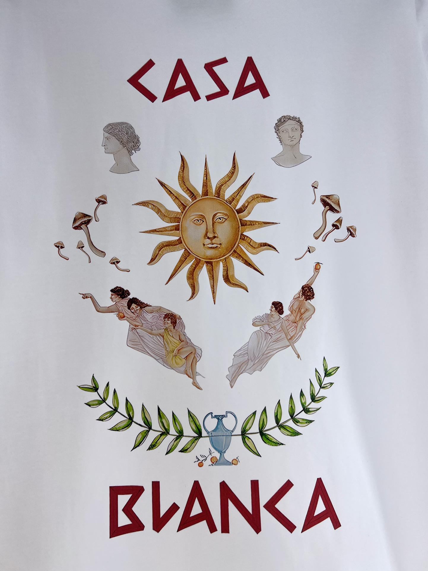 Футболка Casablanca Atributs And Logos Of Casablanca "White" фото № 3