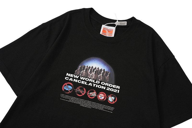 Футболка Changement De Proprietaire Prohibitions "Black" фото № 3