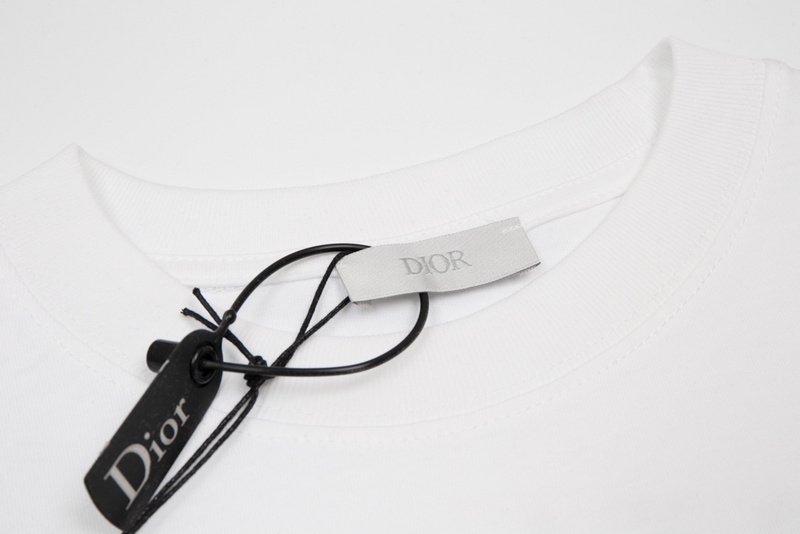 Футболка Christian Dior With The Name Of The Designer "White" фото № 4
