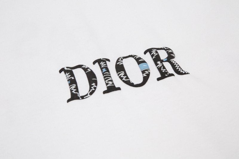 Футболка Christian Dior With The Name Of The Designer "White" фото № 8
