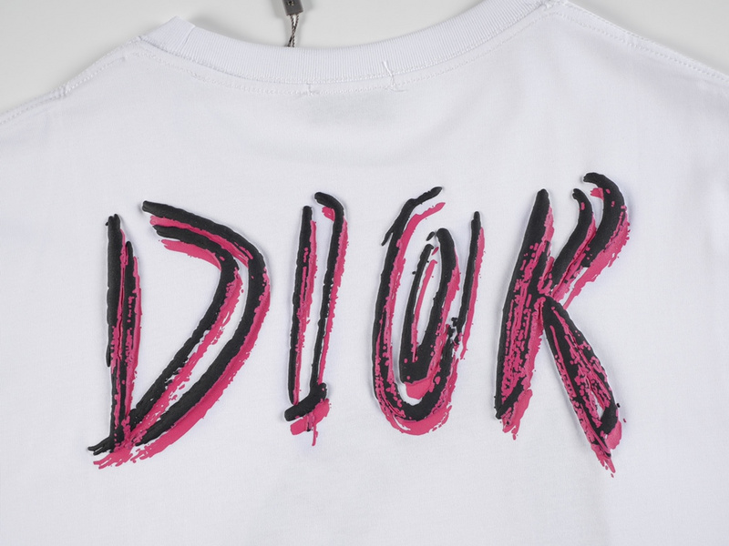Футболка Christian Dior Graffity Logo «White» фото № 3