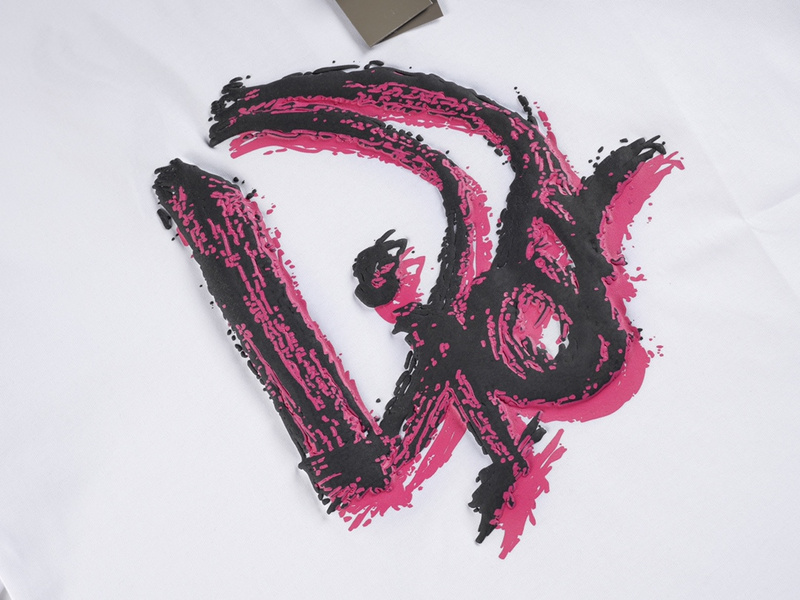 Футболка Christian Dior Graffity Logo «White» фото № 4