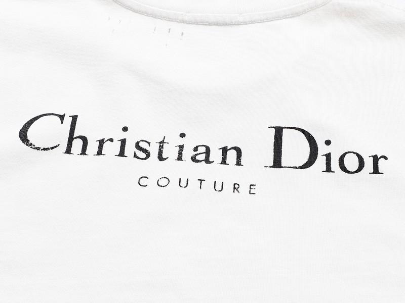 Футболка Christian Dior Couture Frontside Logo "White" фото № 3