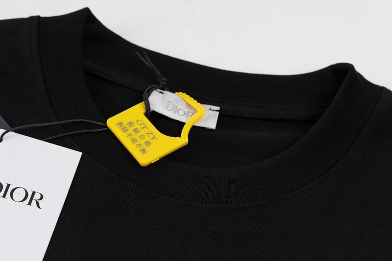 Футболка Christian Dior Contrast Logo Atelier Rue De Marignan "Black" фото № 4