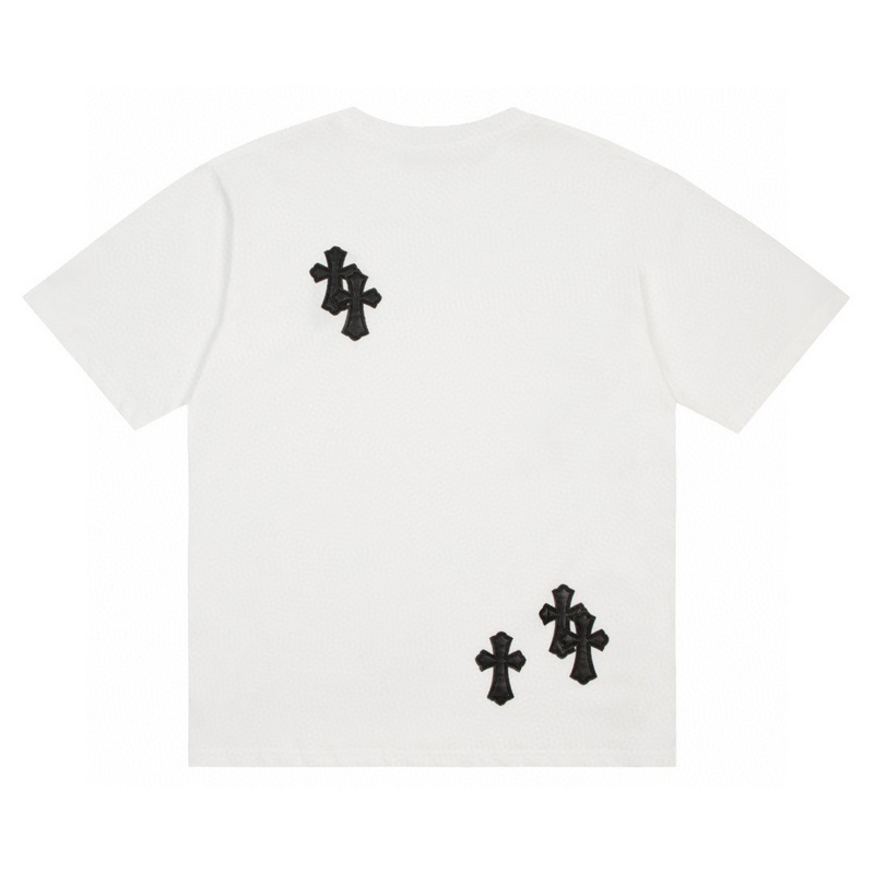 Футболка Chrome Hearts Shortened "White" фото № 6