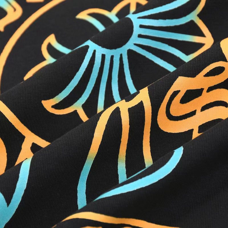 Футболка Chrome Hearts With Bright Logo "Black" фото № 8