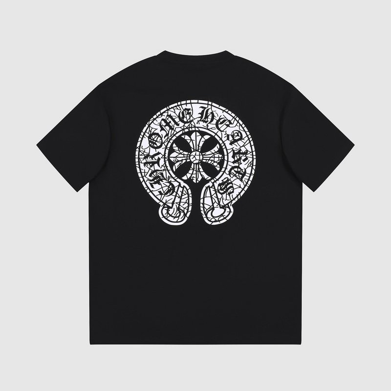 Футболка Chrome Hearts With Brand Emblem On The Back "Black" фото № 2