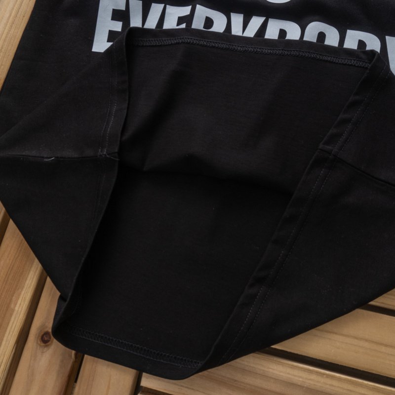 Футболка Corteiz Chisel Big Front Inscription "Black" фото № 5