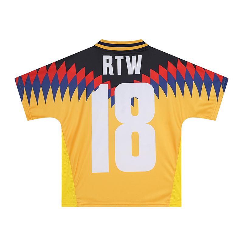 Футболка Corteiz Rombes Print Frontside Logo "Yellow" фото № 4