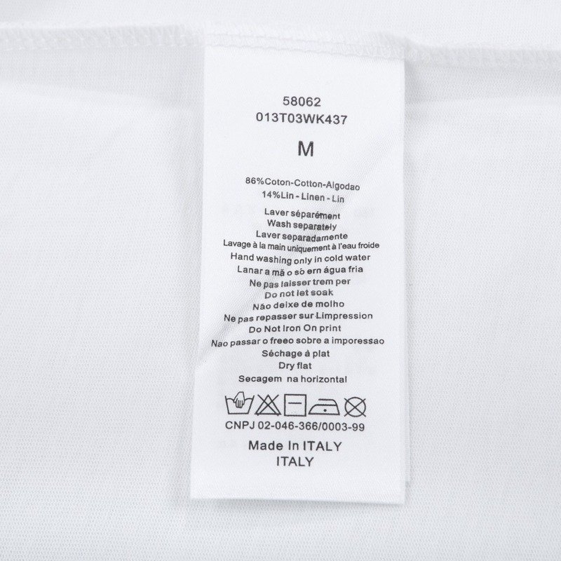 Футболка Dior Our Beautiful Nature "White" фото № 5