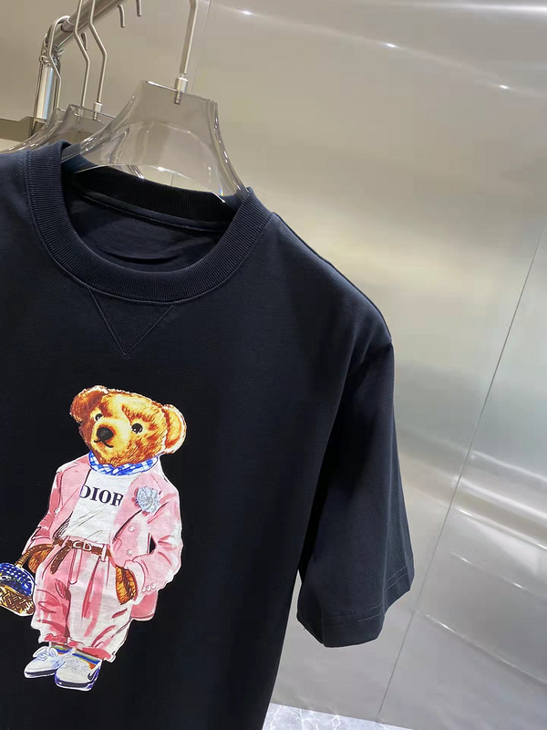 Футболка Dior Fashion Bear "Black" фото № 3
