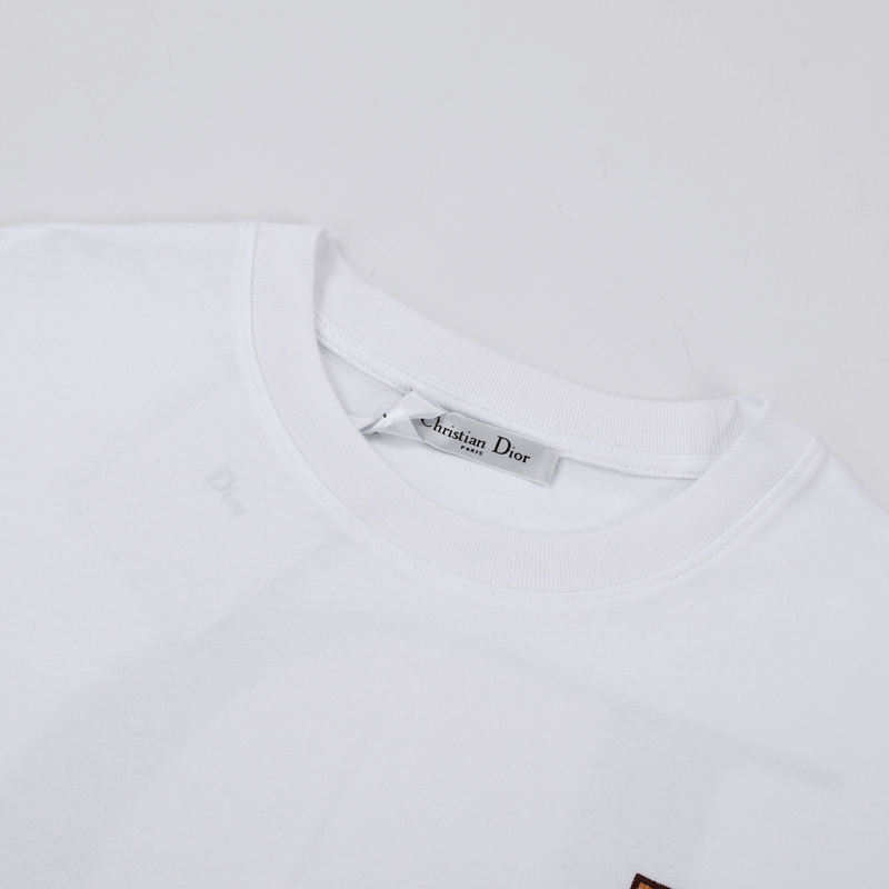 Футболка Dior Landscape In The Logo "White" фото № 4