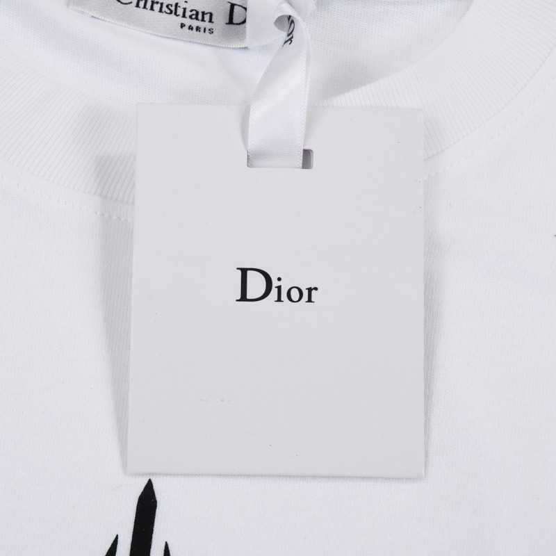 Футболка Dior Striped Star "White" фото № 7