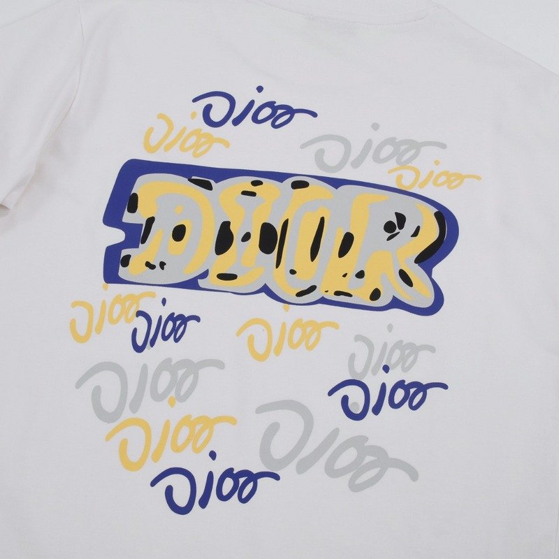 Футболка Dior Inscriptions "White" фото № 7