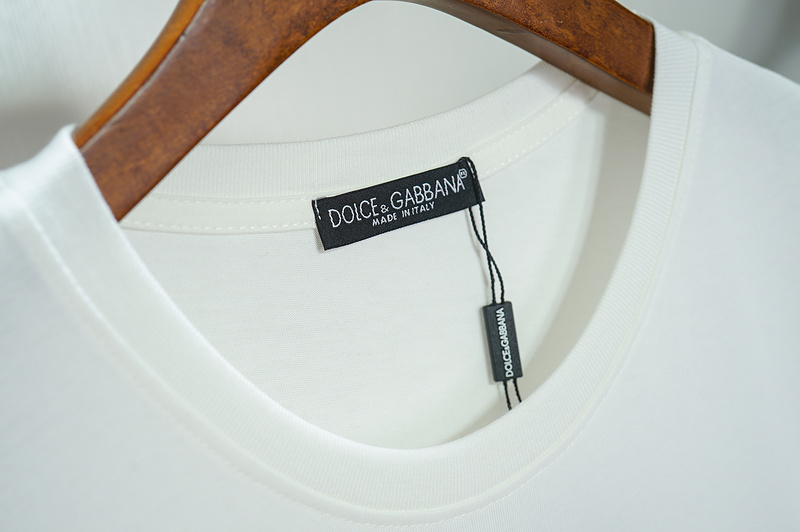 Футболка Dolce Gabbana Tactile Logo "White" фото № 4
