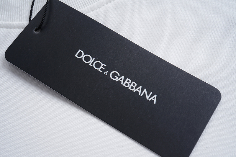 Футболка Dolce Gabbana With The Brand Logo "White" фото № 7