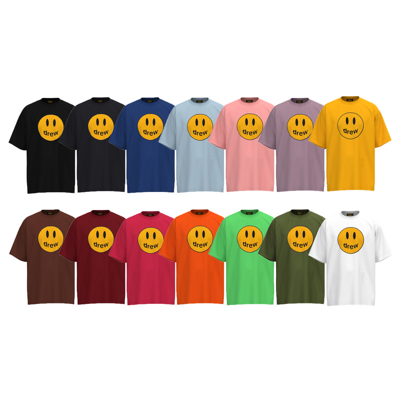 Футболка Drew House Big Smiley Face "Blue/White" фото № 5