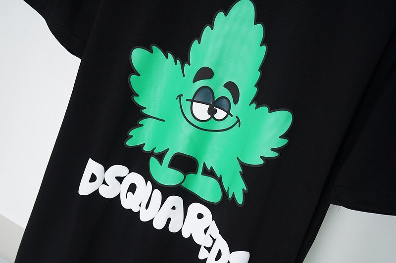 Футболка Dsquared2 Print Cartoon "Black" фото № 4