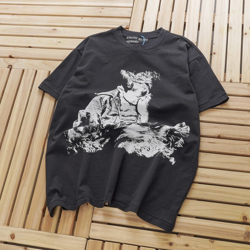 Футболка Enfants Hieroglyphs "Black/Gray" фото № 2