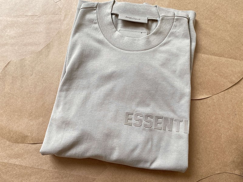 Футболка Fear Of God Cotton — Base "Gray" фото № 2