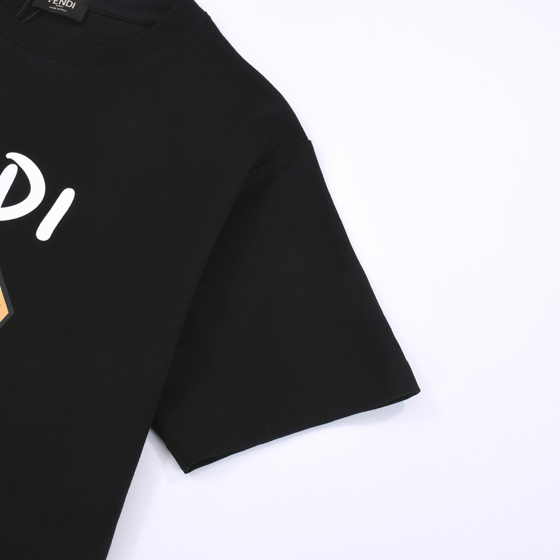 Футболка Fendi Hidden Under The Box "Black" фото № 2