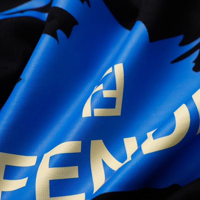 Футболка Fendi World View "Black" фото № 7