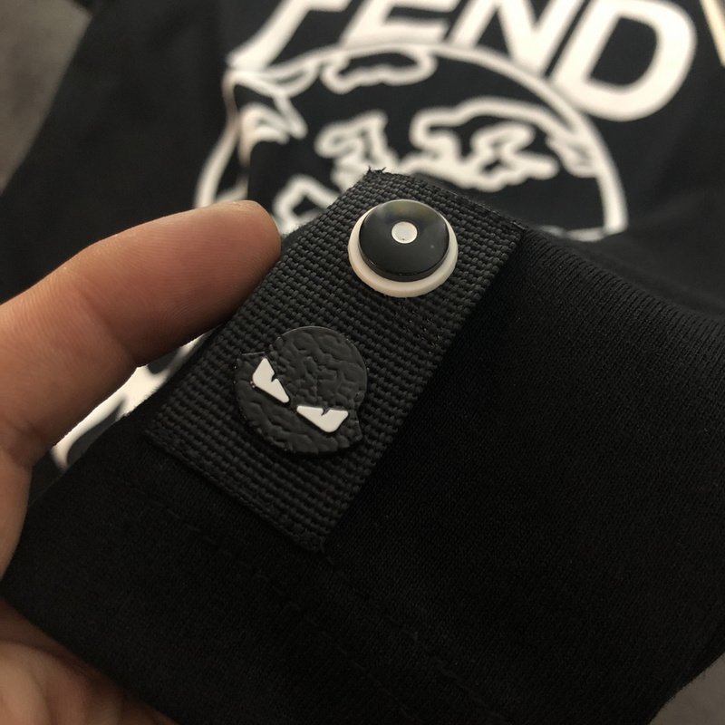 Футболка Fendi Print Planet "Black" фото № 7