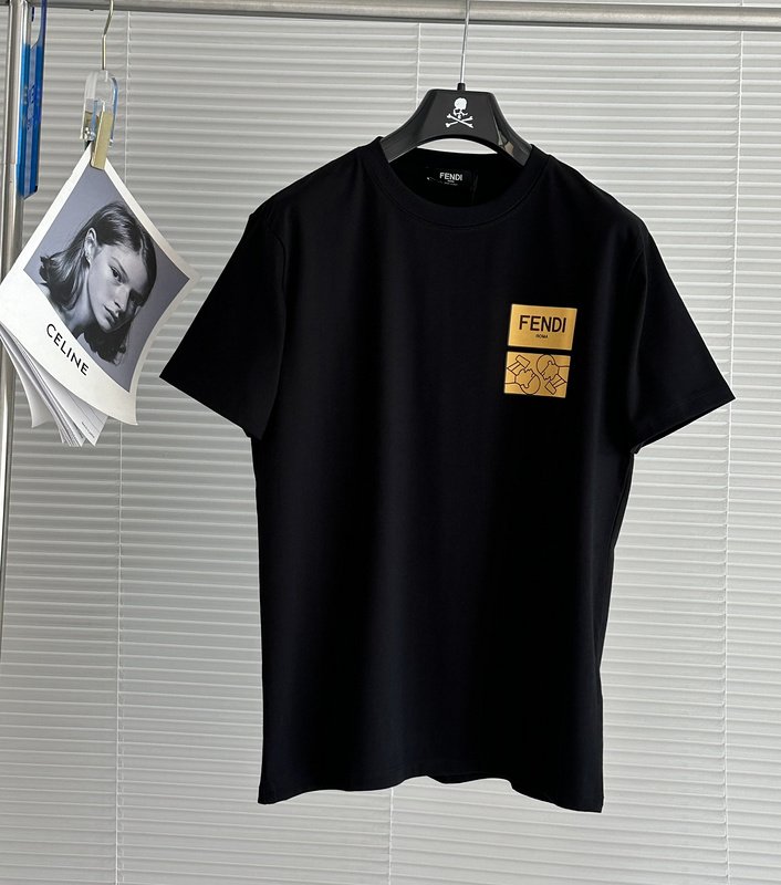 Футболка Fendi Caricature "Black" фото № 2