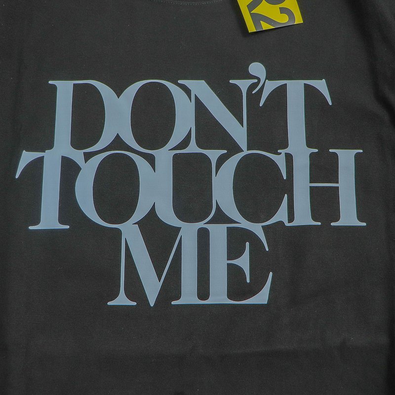 Футболка FR2 Inscription Don't Touch Me "Black" фото № 4