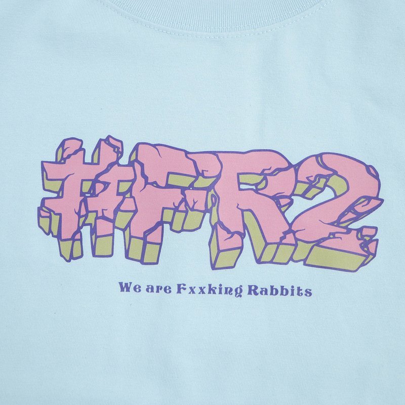 Футболка FR2 Graffiti Print "Blue" фото № 2