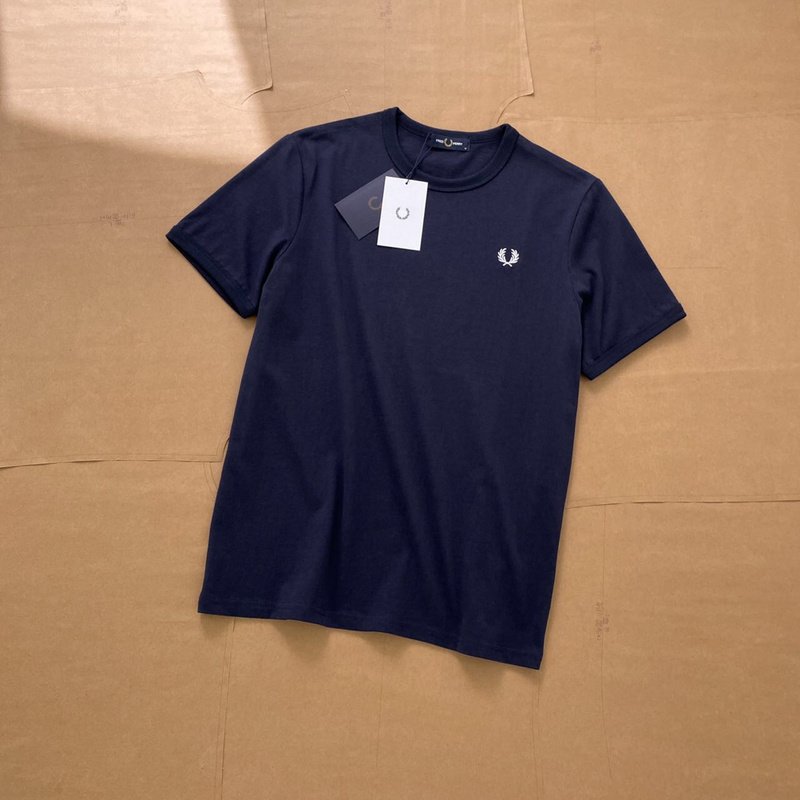 Футболка Fred Perry With Logo Brand "Blue" фото № 2