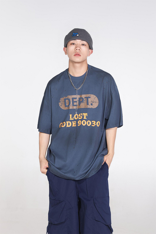 Футболка Gallery Dept Lost Code "Blue" фото № 4