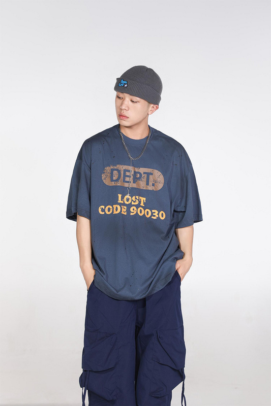 Футболка Gallery Dept Lost Code "Blue" фото № 5