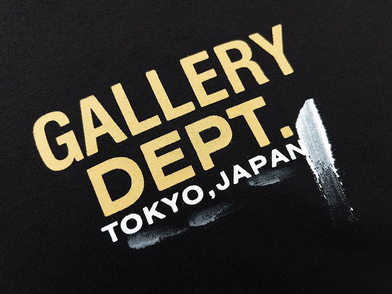 Футболка Gallery Dept. Paint Splatter "Black" фото № 3
