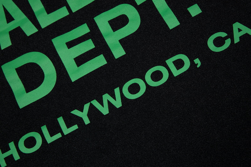 Футболка Gallery Dept With The Logo Lettering In Green "Black" фото № 7
