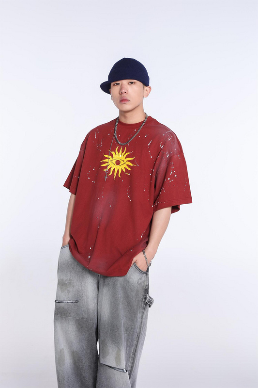 Футболка Gallery Dept Sun Eye "Red" фото № 2