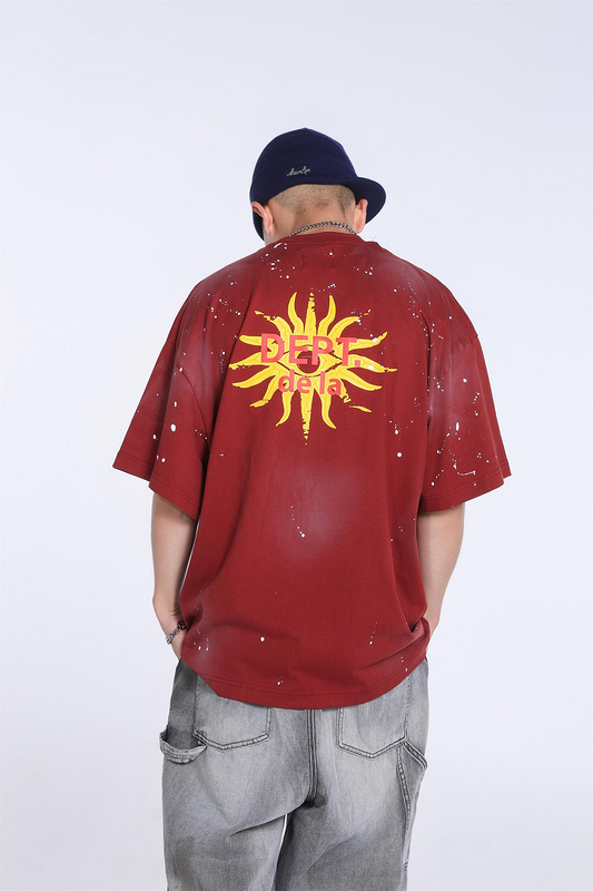 Футболка Gallery Dept Sun Eye "Red" фото № 4